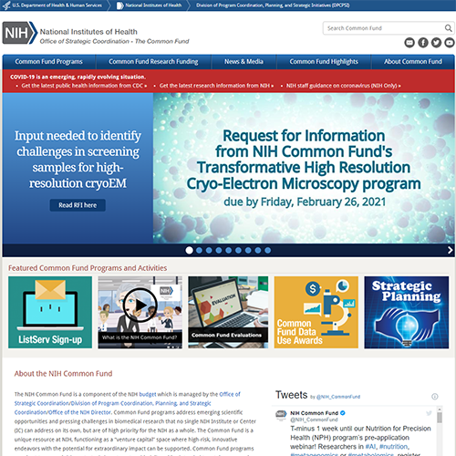 Common Fund Website