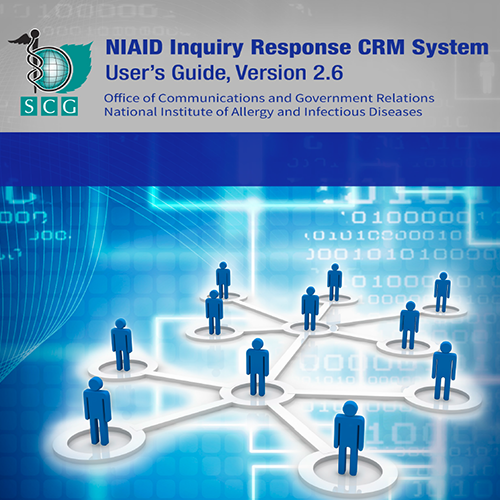 NIAID Inquiry Response CRM System User's Guide cover