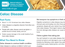 Celiac Disease Fact Sheet