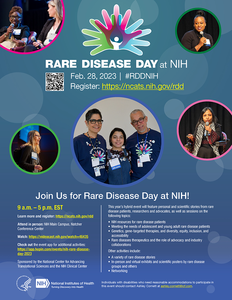 Rare Disease Day flyer